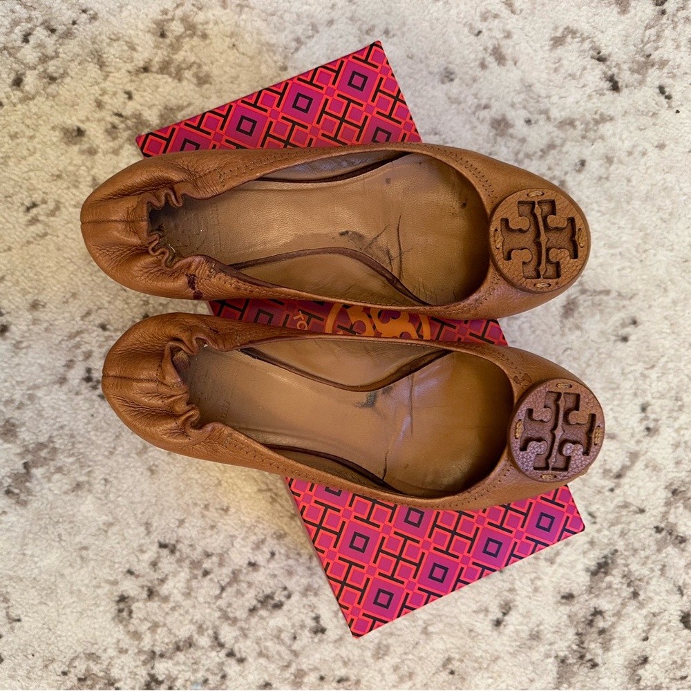 Tory Burch Minnie Flats, Used